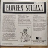 Parveen Sultana*  - Raga: Salakh Barari Todi • Raga: Lalita • Khamaj Thumri (Vinyl)